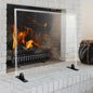Premium Tempered Glass Fireplace Screen by ClearlyInnovative