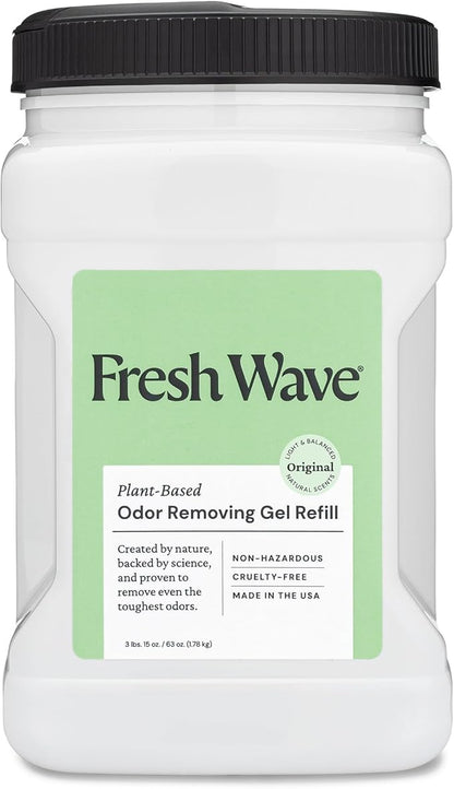 Fresh Wave Original Scent Odor Removing Gel Refill, 63 oz. | Safer Odor by FreshWave