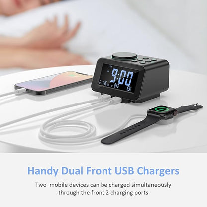 uscce Digital Dual Alarm Clock Radio - Image 7