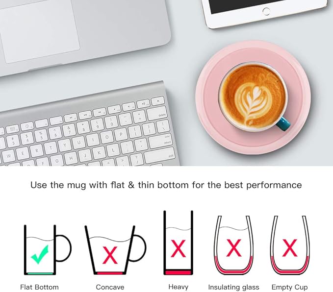 Smart Coffee Warmer, BESTINNKITS Auto On/Off Gravity-Induction Mug Warmer - Image 4
