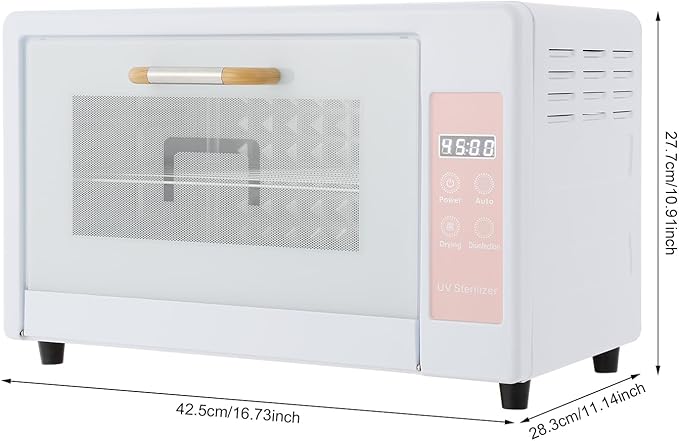 6 Gal Capacity Multi-Functional Nail Cleaner Box, 110V 230W U-V Light - Image 4