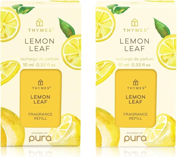 Thymes Pura Refills – 2 Pack of Oil Diffuser Scents – Long-Lasting Pura by Thymes