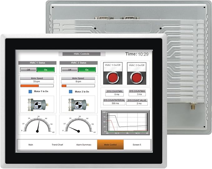 10.4-Inch Industrial Touch Screen Monitor, Ratio 4:3 Embedded PCAP Touchscreen by IRXSEE