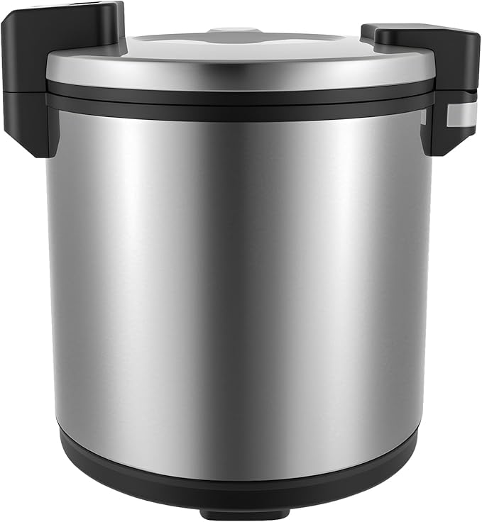 24.3qt/23L Commercial Rice Warmer, 110W Electric Adjustable Temperature Soup by Unknown