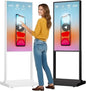 Canlarriz 55 Inch 4K Touchscreen Kiosk, Indoor Capacitive Touch Floor Standing by Canlarriz