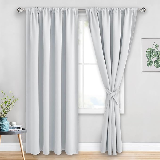 JIUZHEN Curtains for Bedroom by JIUZHEN