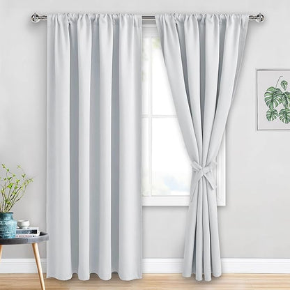 JIUZHEN Curtains for Bedroom by JIUZHEN