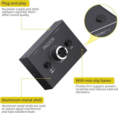 PROZOR 3.5mm Audio Bi-Directional Switcher - Image 7