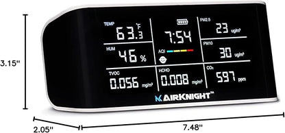 AirKnight Premium Indoor Air Quality Monitor Indoor & Air Quality Sensor. VOC - Image 7