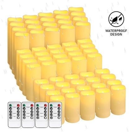 48 Packs Flameless Led Candles, Battery Candles, Simulate Flame, Waterproof - Image 9