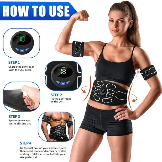 MarCoolTrip MZ Electronic Muscle Stimulator, Abs Stimulator Muscle Toner - Image 4