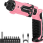 Enertwist Electric Screwdriver, 8V Max 10Nm Pink Cordless Screwdriver by ENERTWIST