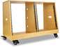 Sound Town DIY 2 x 12U Slanted Studio Rack by SOUNDTOWN