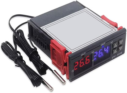 Oumefar Digital Display Intelligent Temperature Controller Dual Control by Oumefar