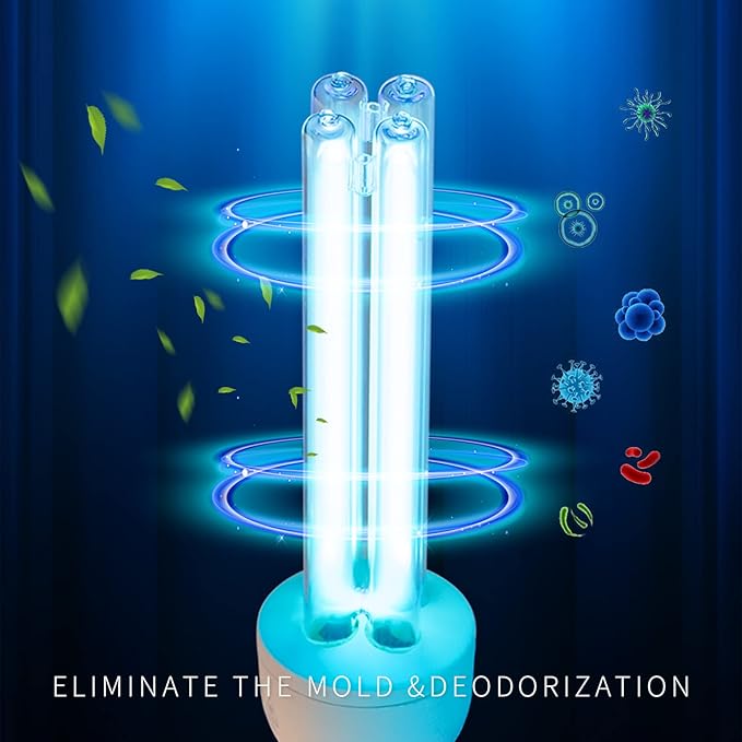 BAIMNOCM UV Light Bulb, UV-C Light Bulb 25 Watt E26 Base, One Bulb Ozone and - Image 5