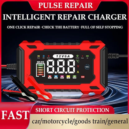 6-Amp 12V Smart Car Battery Charger, Battery Maintainer Trickle Charger - Image 5