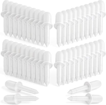 Maitys 40 Pcs Plantation Shutter Repair Pins Spring Loaded White,Long | lantation Shutter Fasteners Spring Loaded Replacement Repair Pins for Windows, Cabinet, Movable Blade, Blind Slats, White