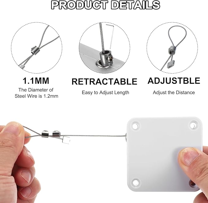 MECCANIXITY Punch-Free 1200g Automatic Sliding Screen Door Closer - Image 3