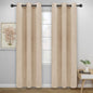 Easy-Going Blackout Curtains for Bedroom, Solid Thermal Insulated Grommet and by Easy-Going