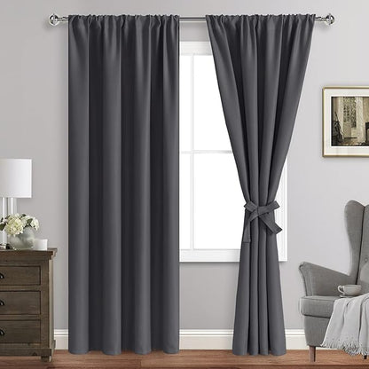 JIUZHEN Blackout Curtains for Bedroom by JIUZHEN