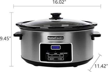 HOMECOOKIN 7-Quart Programmable Slow Cooker - Image 4