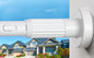 Long Tension Rod 39-144inch White Tension Curtain Rods no Drilling | 1.26" Diameter Outdoor Curtain Rod for Patio,Windows,Anywhere Heavy Duty Spring Rods Adjustable