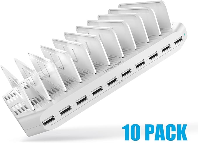 【10PCS】 Unitek Multi Charging Station, 10-Port USB Charger - Image 2