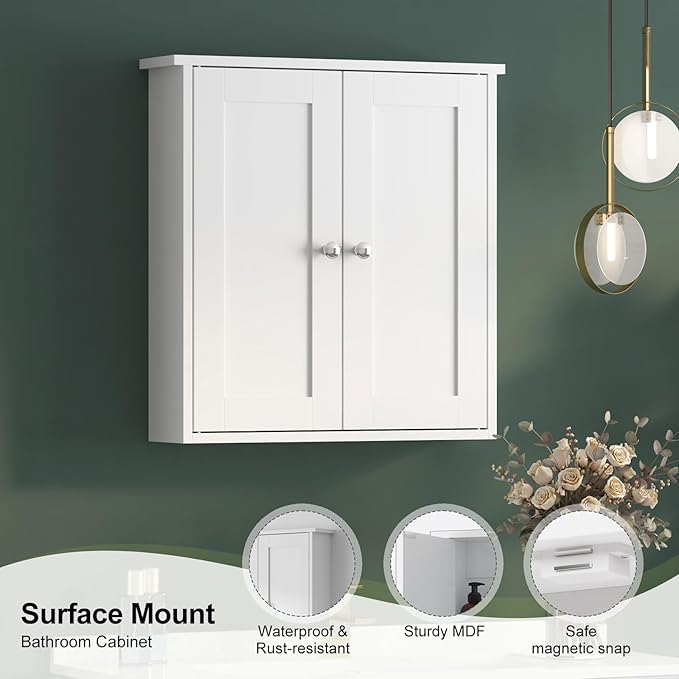22x23 Bathroom Wall Cabinet, Medicine Cabinet - Image 5