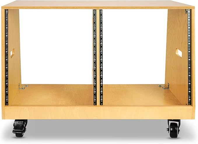 Sound Town DIY 2 x 12U Slanted Studio Rack - Image 3