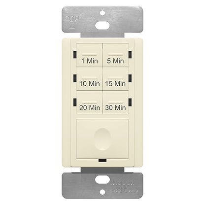 ENERLITES 30-Minute Countdown Timer Switch, 1-5-10-15-20-30 Min, by Enerlites