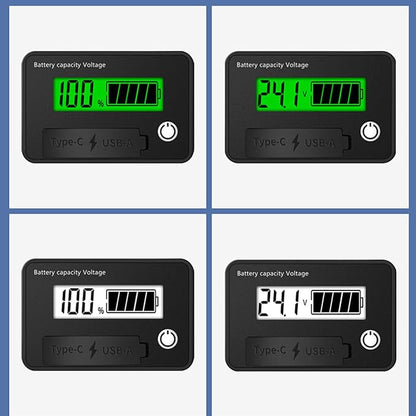 MOAIYU DC8-30V Electricity Meter Digital LCD Display Car Battery Charging - Image 7