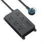 TROND 360° Rotating Flat Plug Power Strip, 5 Widely-Spaced Outlets by TRONDOfficial