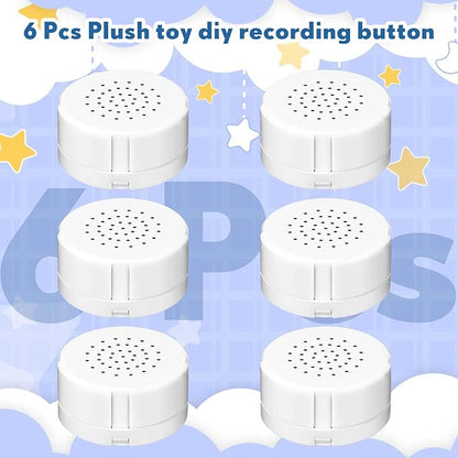 Handepo 6 Pcs White Sound Recorder Voice Recorder Music - Image 3