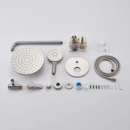 Iriber Shower System Wall Mounted Shower Faucet Mixer Set - Image 6