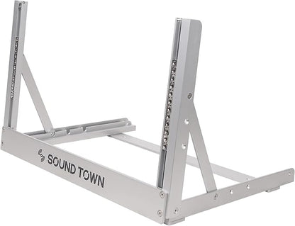 Sound Town 6U Aluminum 2-Post Desktop Open-Frame Rack, Angle Adjustable - Image 3