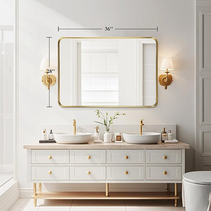 Fabuday Bathroom Mirror 28x36 Inch - Image 2