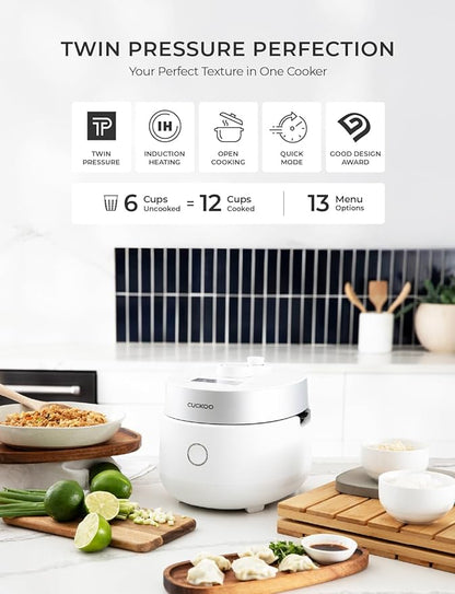 CUCKOO CRP-MHTR0309F | 3-Cup Twin Pressure Induction Heating Rice Cooker | 11 - Image 2