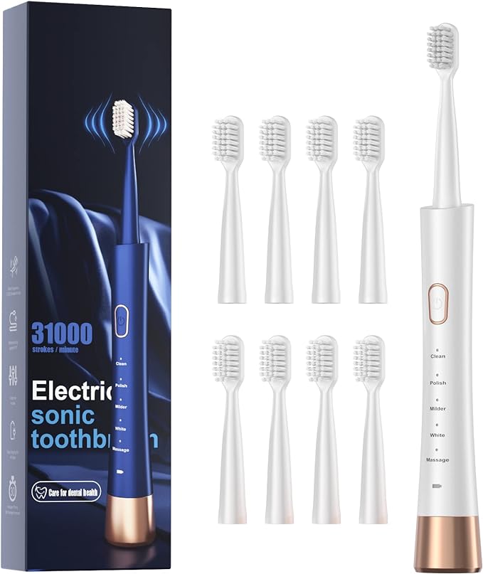 AJELU High Vibration Sonic Electric Toothbrush by AJELU