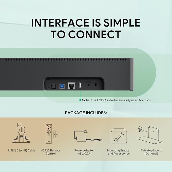 Yealink UVC40 E2 USB Conference Room Camera System Ultra-HD 4K Video Conference - Image 7