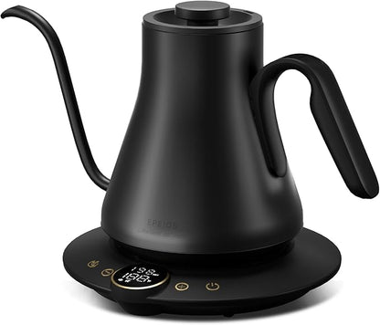 Gooseneck Electric Kettle with ±1℉ Temperature Control by Cocinare