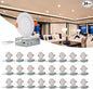 MKUJOO 24 Pack 6 Inch Ultra-Thin LED Recessed Ceiling Light by MKUJOO