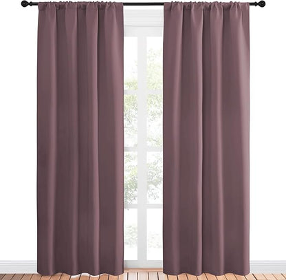 NICETOWN Blackout Curtains for Living Curtains, Window Treatment Thermal - Image 2