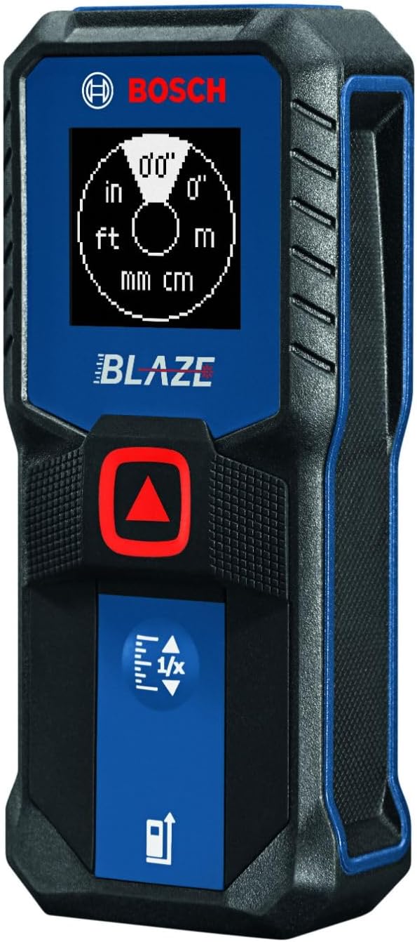 BOSCH GLM100-23 100 Ft Blaze Laser Distance Measure, Includes 2 AA Batteries - Image 4