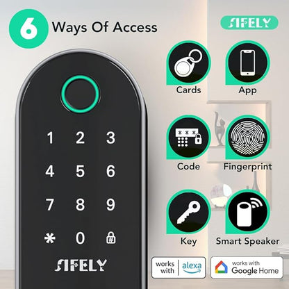 Built-in WiFi Fingerprint Smart Door Lock - Image 2
