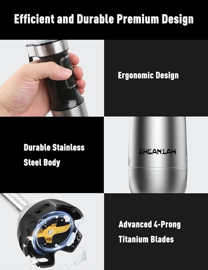 1000W Powerful Immersion Blender handheld, 2025 New Update Hand Blender - Image 7