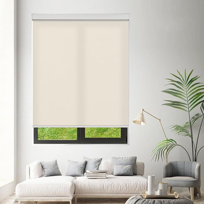 Tipiace Motorized Blinds with Remote Window Roller Shade Wireless Rechargeable - Image 4