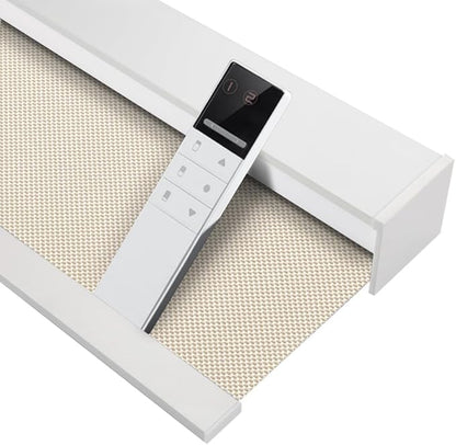 Zshine Motorized Blackout Window Blinds Customize Width Remote Control Wireless by ZSHINEHome