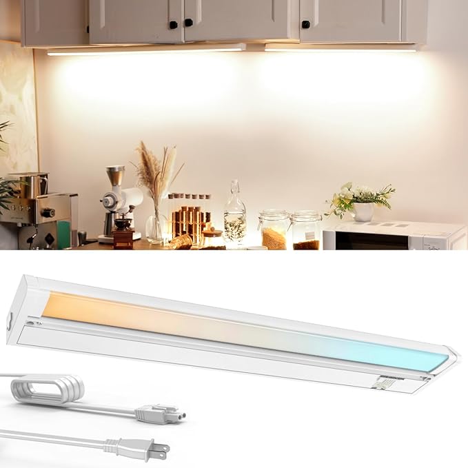 18" Hardwired Under Cabinet Lighting by HOME