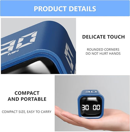 GuDoQi Multi-Function Cube Timer, 5/10/30/60 Min & Custom Count Down, Included - Image 7