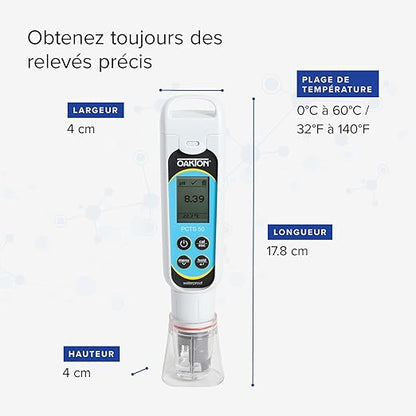 Oakton AO-35634-35 PCTSTestr 50 Waterproof Pocket pH/Cond/TDS/Salinity Tester - Image 5